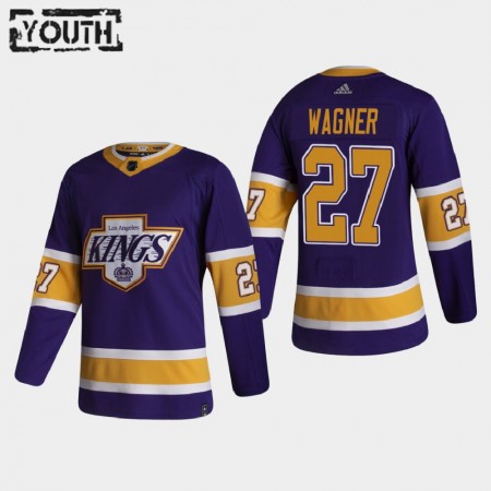 Kinder Eishockey Los Angeles Kings Trikot Austin Wagner 27 2020-21 Reverse Retro Authentic